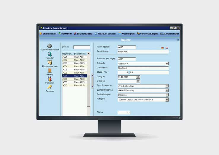 Raumvergabesoftware InterCard Raumvergabe Software