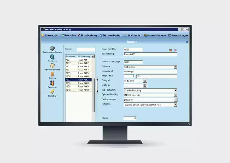 Raumvergabesoftware InterCard Raumvergabe Software