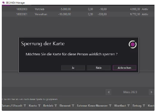Chipkarte & Konto sofort sperren